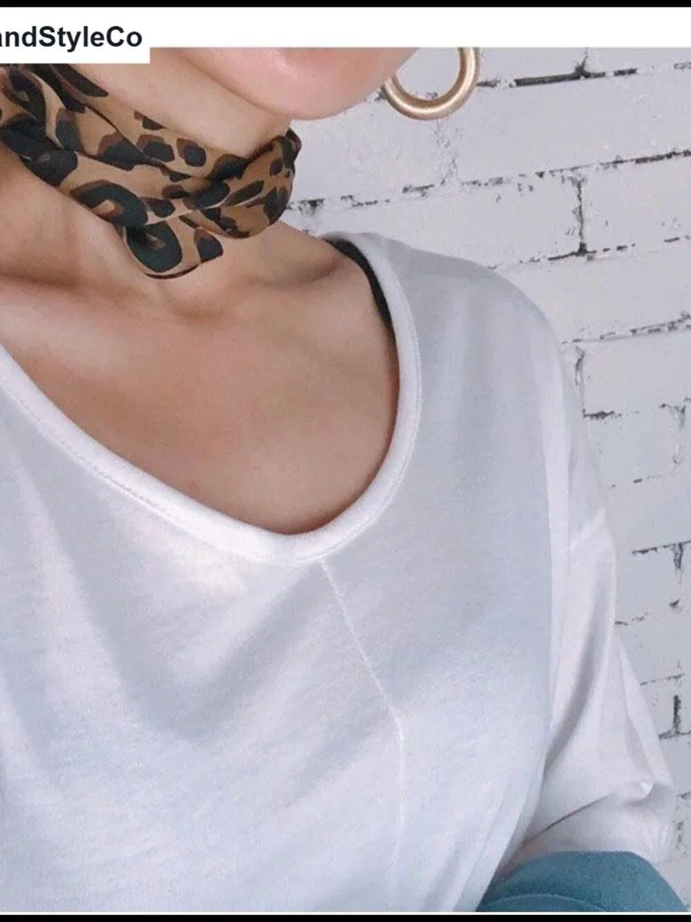 Leopard Print Neck Tie Skinny Scarf Hairband - Polyester Nylon Fashion Scarf